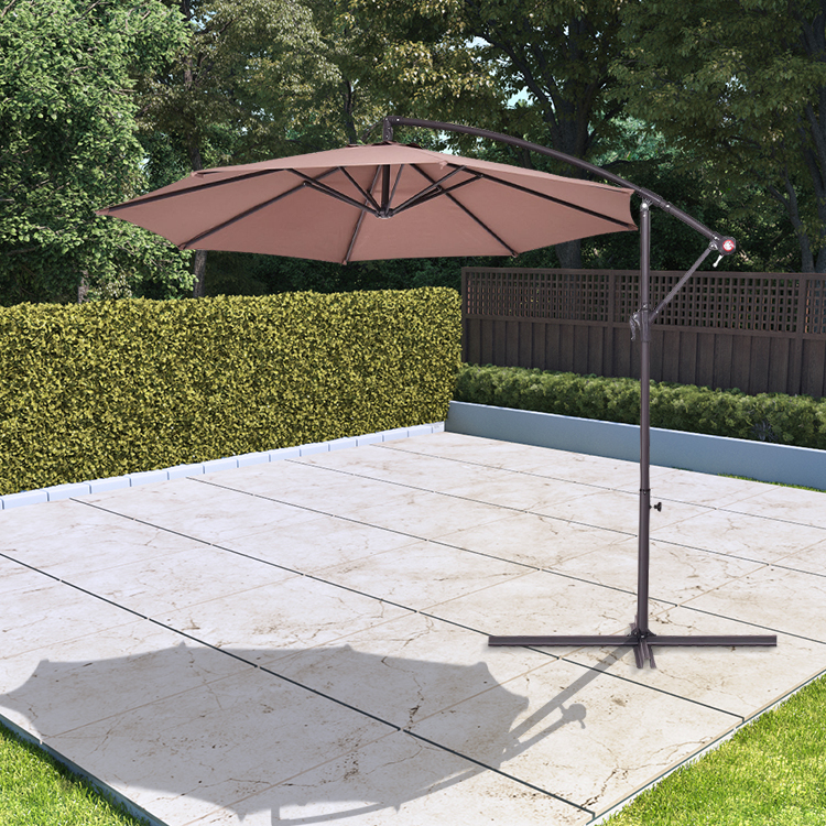 Click to view product details and reviews for 27m Cantilever Garden Parasol Tan Billyoh.